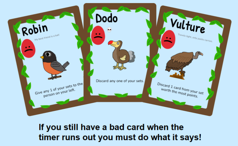 bad cards example